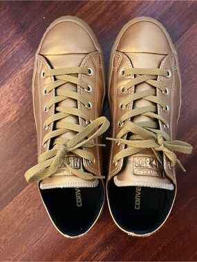 Converse Metallic Bronze Low-Top Sneakers